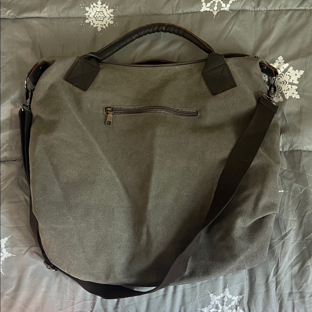 Threaded Pear Messenger Tote Bag View 6